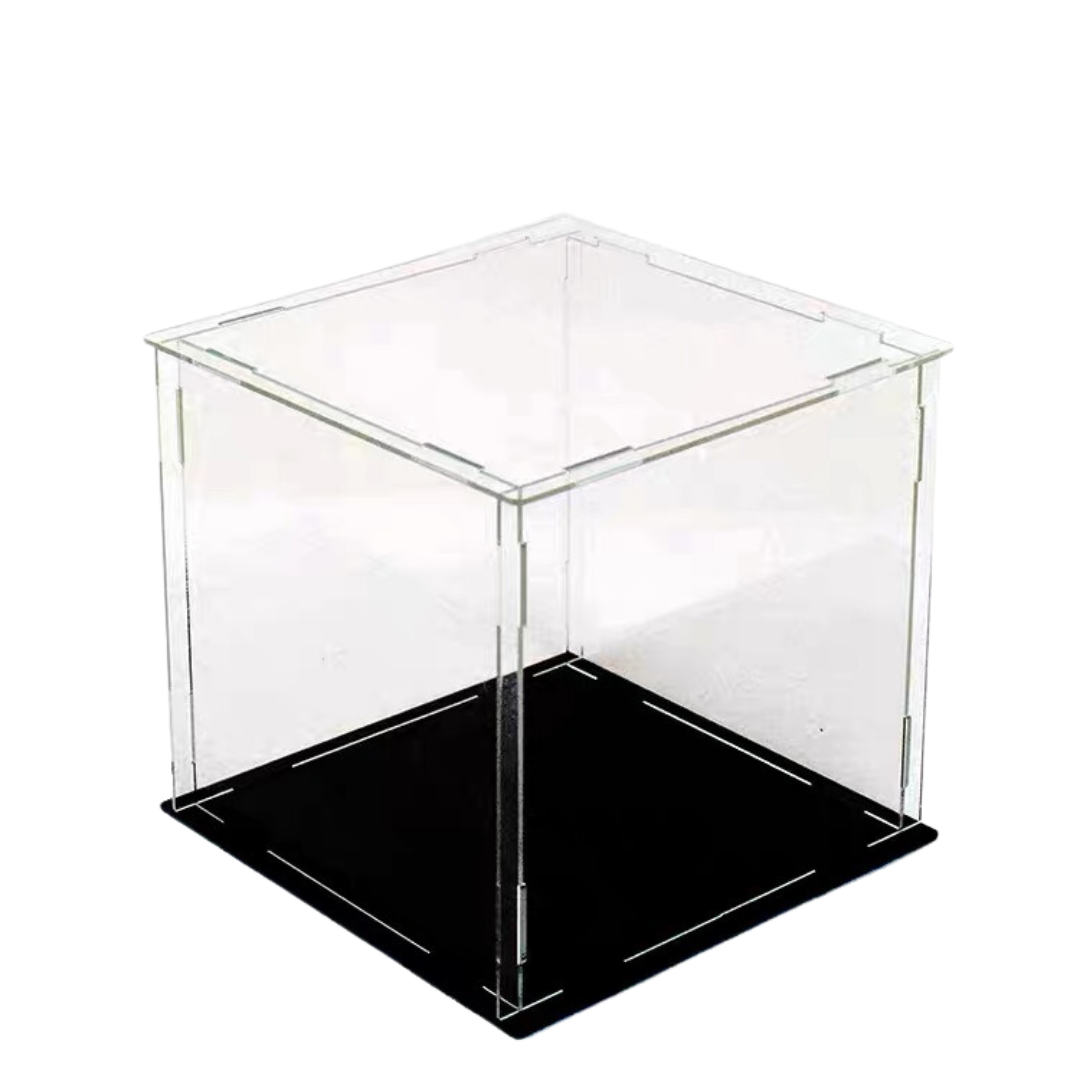 透明壓克力盒15×15×28公分（可放太空人和音樂盒）